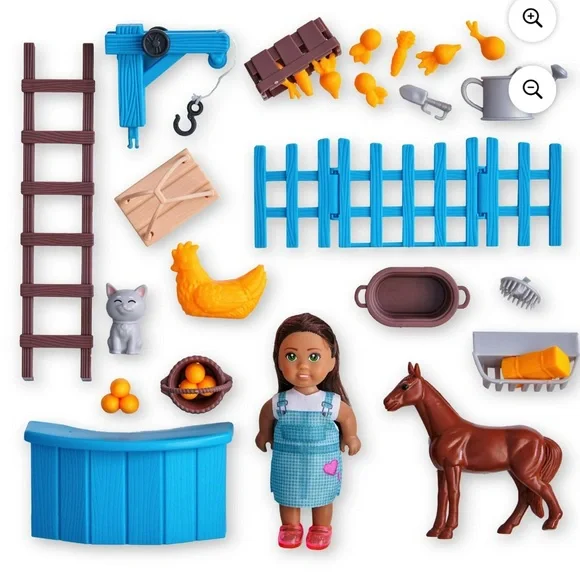 KidKraft Tote-ables'™ Portable Barn Dollhouse - Picture 7 of 15